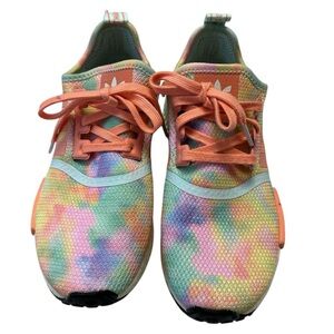Adidas tie dye sneaker - size 7